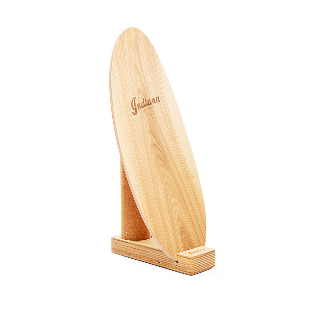 Set – Indiana Balanceboard Eschenholz balanceboard indiana esche halterung