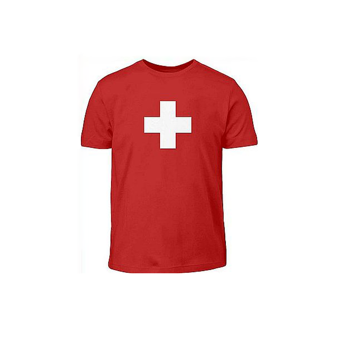 Fan-T-Shirt mit Schweizer Kreuz tshirt schweizer kreuz fanartikel