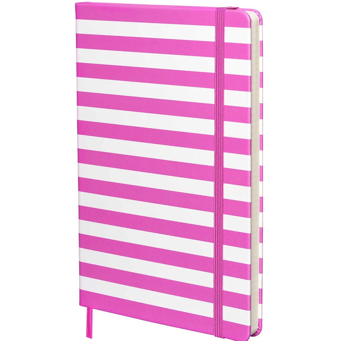 Notizbuch Stripy – kariertes Papier notizbuch stripy flamingo a5 kolma