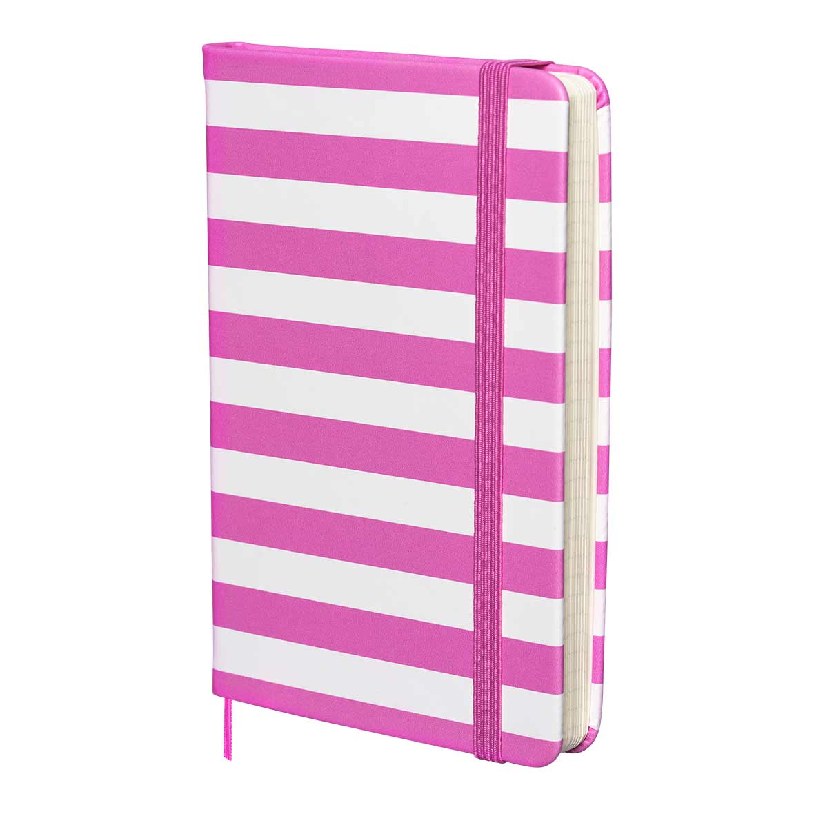 Notizbuch Stripy – kariertes Papier notizbuch stripy flamingo mood kolma