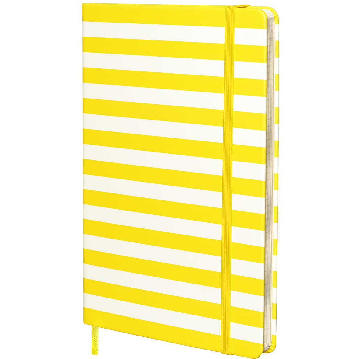 Notizbuch Stripy – kariertes Papier notizbuch stripy lemon a5 kolma