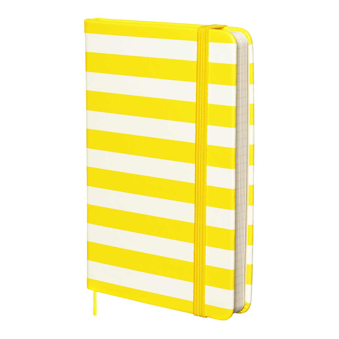 Notizbuch Stripy – kariertes Papier notizbuch stripy lemon a6 kolma