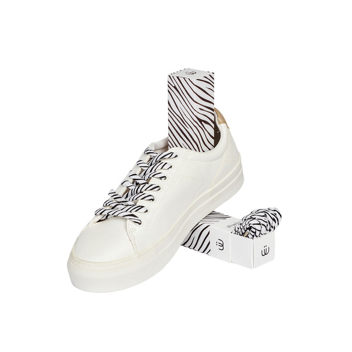 schuhbaendel zebra selected bestswiss 90