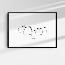 pinguinkolonie aluminiumrahmen kobold