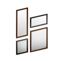 spiegel little frame braun schwarz zeus