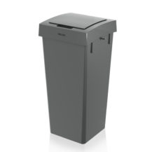 muellex abfalleimer 60 liter grau