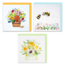 3er set paper quiling blumen hervorragend 2