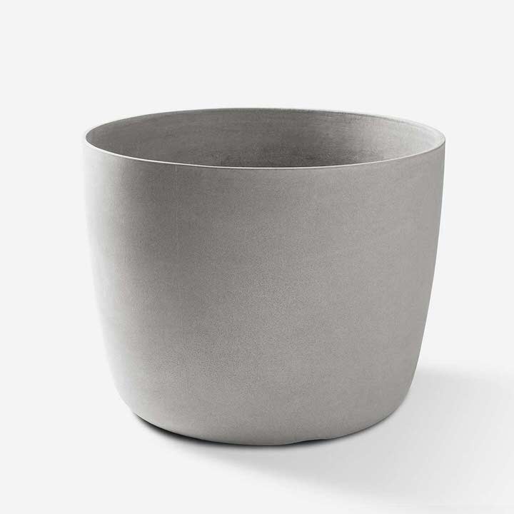 kyoto 90 blumentopf grau swisspearl