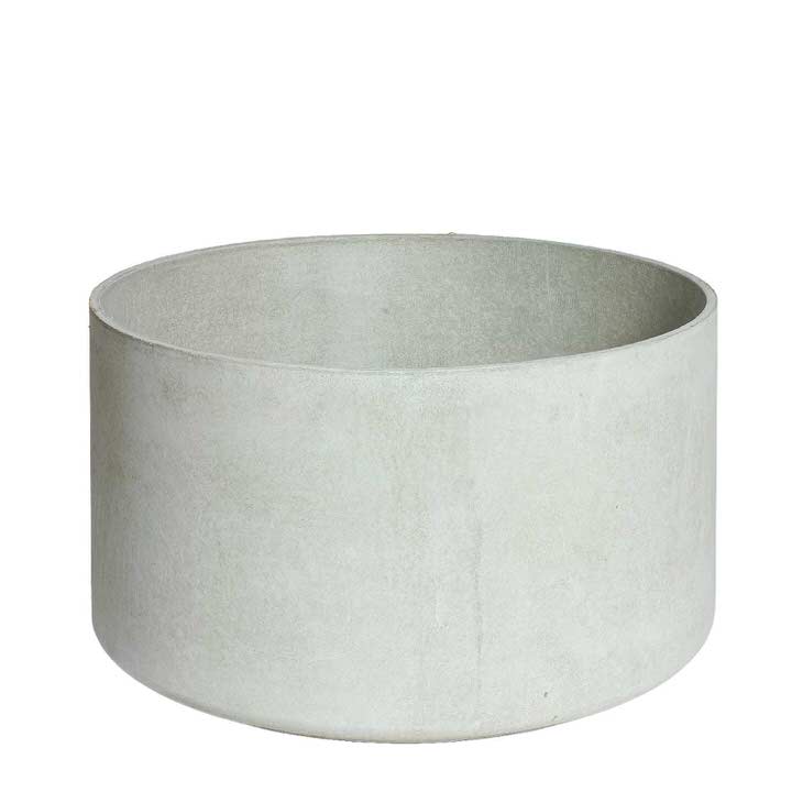 Swisspearl Delta 45 Blumentopf rund blumentopf delta 45 rund naturgrau swisspearl 1