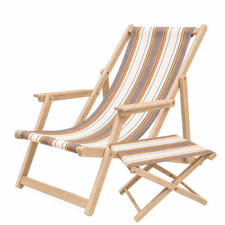 liegestuhl hocker set mood contact holz