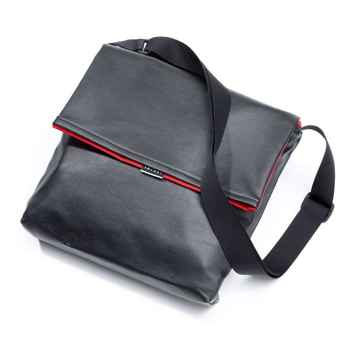 Lerski Tasche Höngg N lerski tasche hoengg leder schwarz rot mood