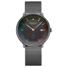 armbanduhr doppio bauhaus datum mondaine