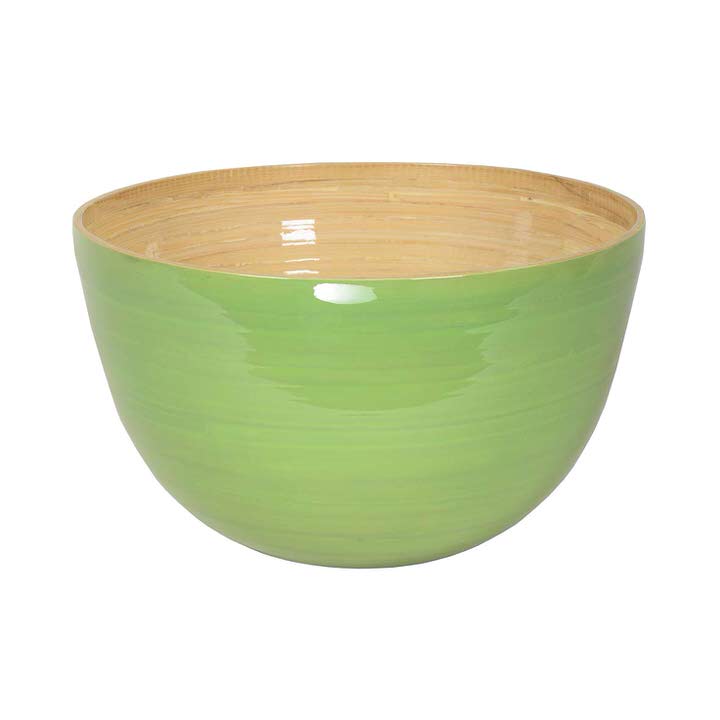 Bambus-Schüssel 30 x 18 cm bambusschuessel lindgruen merlo partner