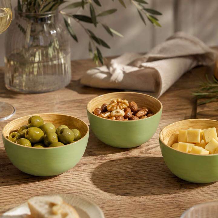 Bambus-Schüssel 10 x 5 cm bambus schuessel apero mood merlo