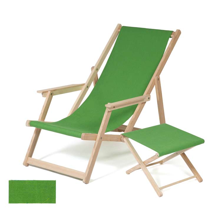 liegestuhl hocker gruen contact holz