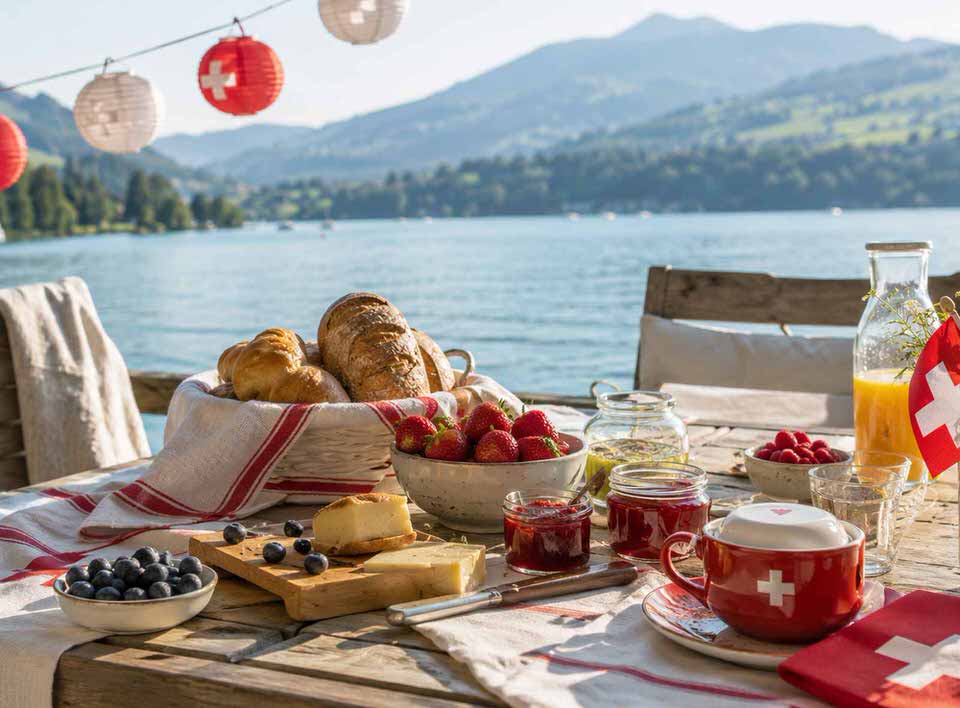 1. August feiern - Brunch am See